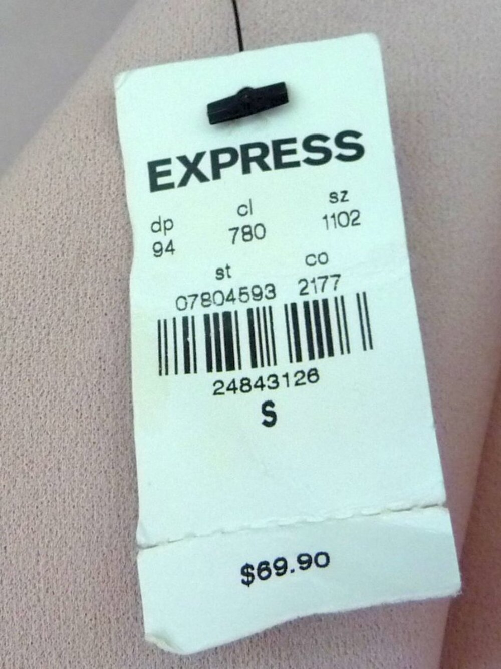 Express Ruffle Sleeve Sheath Dress Size SMALL - Picture 6 of 9